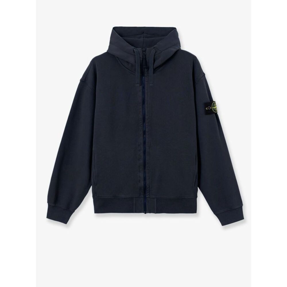 Stone Island Men Oversize Biologic Cotton Sweatshirt With Zip